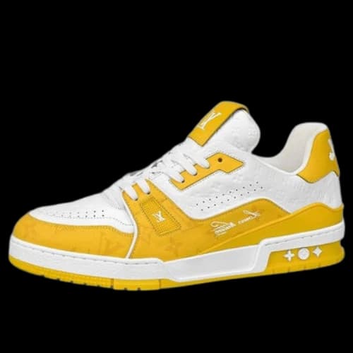 LOUIS VUITTON LV Trainers 'White Yellow'