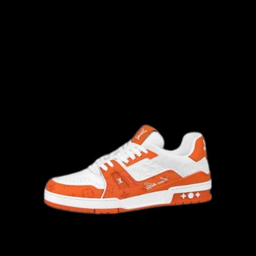 LOUIS VUITTON LV Trainers 'White Orange'
