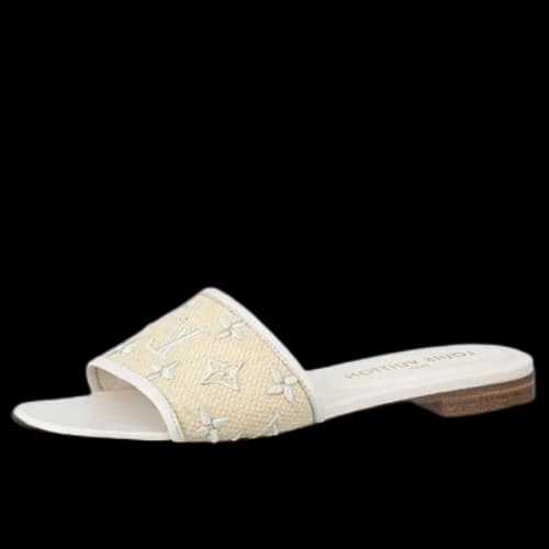 LOUIS VUITTON Revival Flat Mules 'Yellow' (Women's)