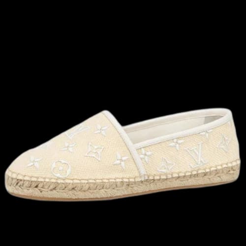 LOUIS VUITTON Starboard Flat Espadrille Shoes 'Baby Yellow' (Women's)