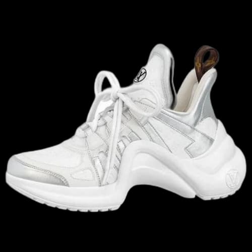 LOUIS VUITTON LV Archlight Sneakers 'White Mini Monogram Silver' (Women's)