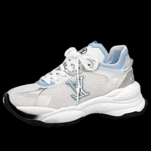 LOUIS VUITTON Run 55 Sneakers 'White Blue' (Women's)