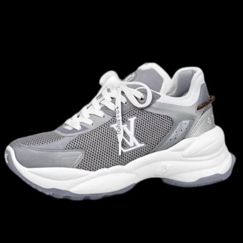 LOUIS VUITTON Run 55 Sneakers 'Grey Silver' (Women's)