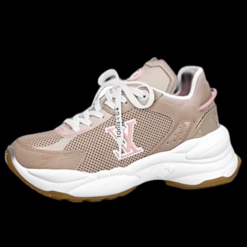 LOUIS VUITTON Run 55 Sneakers 'Tan Pink' (Women's)