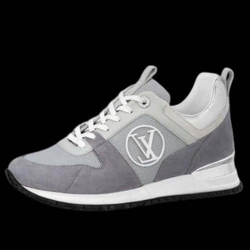 LOUIS VUITTON Run Away Sneakers 'Grey Mesh with Logo' (Women's)
