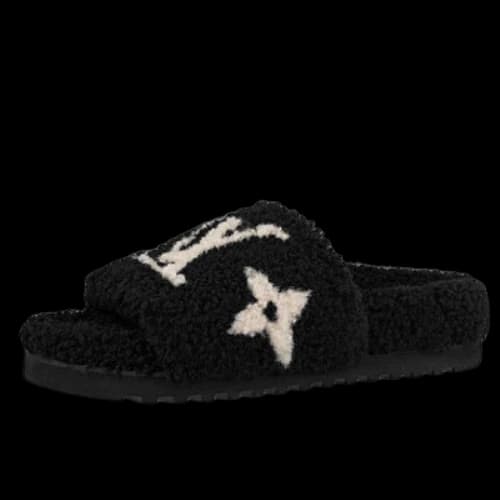 LOUIS VUITTON Paseo Comfort Flat Sandals 'Black' (Women's)