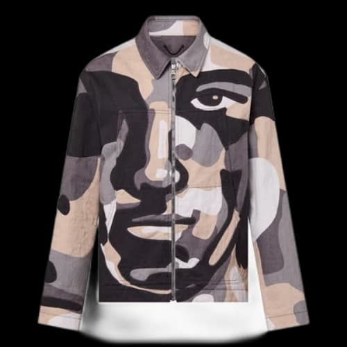 LOUIS VUITTON Patchworked Portrait Denim Jacket 'Multi-Color'