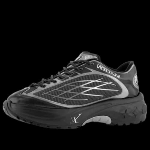 LOUIS VUITTON LV Discovery Lace Up Sneakers 'Black'