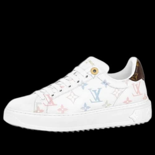 LOUIS VUITTON Time Out Sneakers 'White with Dreamy Monogram' (Women's)