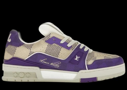 Louis Vuitton Damier LV Trainer Purple