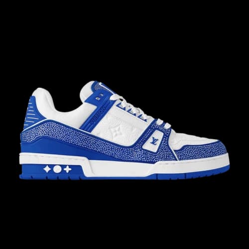 Louis Vuitton Trainer 'Swarovski - White Blue'