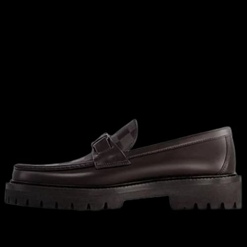 LOUIS VUITTON Major Loafers 'Brown Plaid'