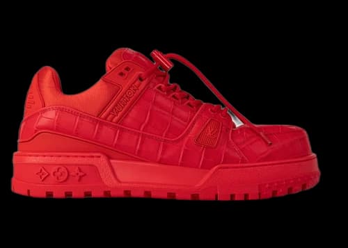 Louis Vuitton LV Trainer Maxi Sneaker Red