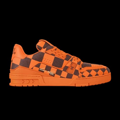 Louis Vuitton LV Trainer Sneaker Damier Pop Orange