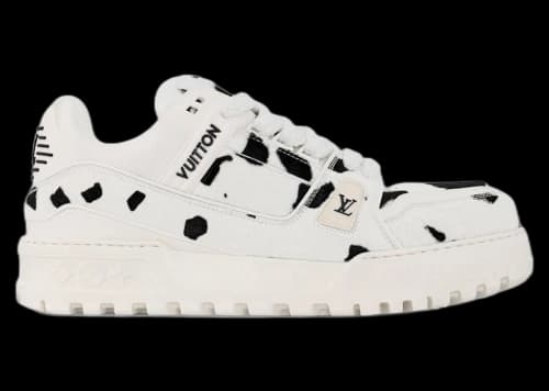 Louis Vuitton LV Trainer Maxi White Black Animal Print