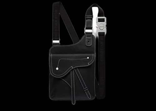 Dior Calfskin Messenger Bag Black