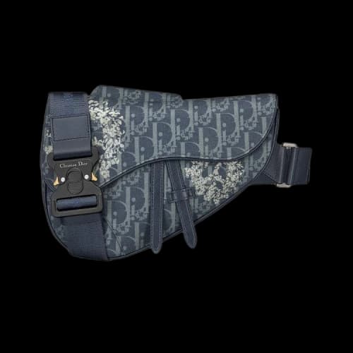 Dior x Denim Tears Saddle Bag 'Blue'