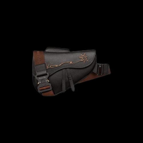 Dior x Cactus Jack Saddle Bag 'Black'