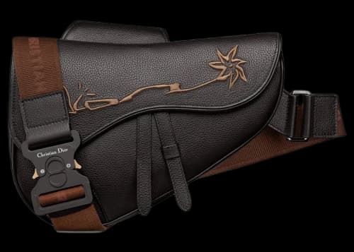 Dior x CACTUS JACK Saddle Bag Black