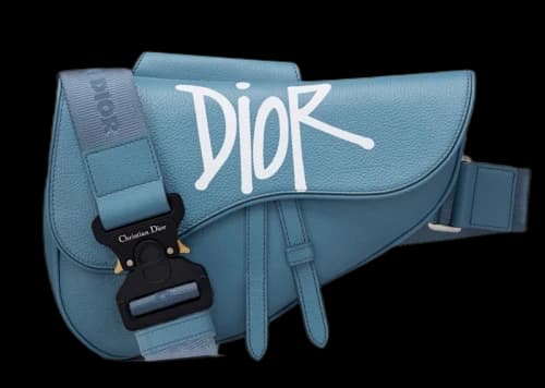 Dior And Shawn Saddle Bag Blue