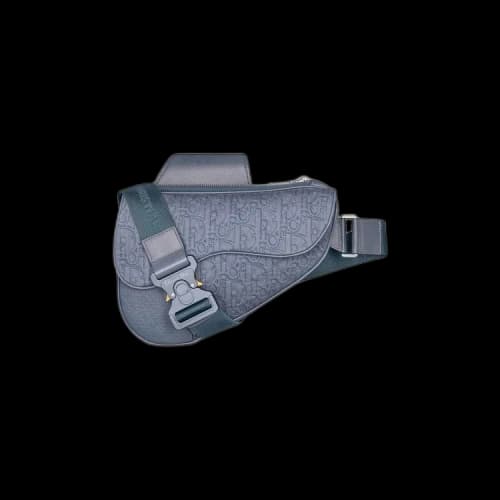 Dior x Stone Island Saddle Bag 'Blue'