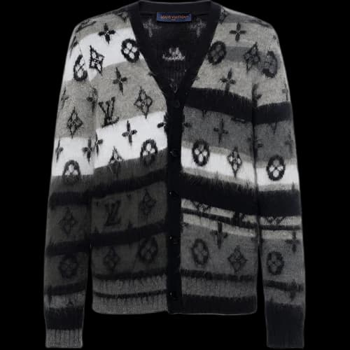 LOUIS VUITTON Monogram Mohair Cardigan 'Multi-Color'
