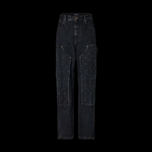 Louis Vuitton Denim Carpenter Jean Black