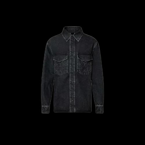 Louis Vuitton Denim Overshirt Black