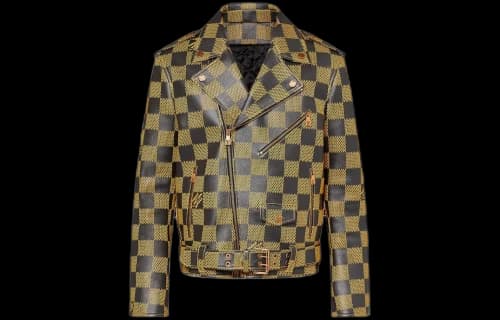 Louis Vuitton Damier Leather Perfecto Light Yellow