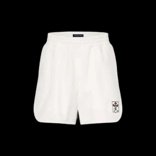 Louis Vuitton Thin Leather Running Shorts White