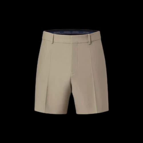 Louis Vuitton Classic Slim Wool Shorts Grey