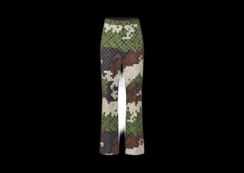 Louis Vuitton Classic Flared Pants Camo