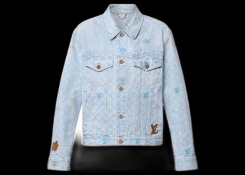 Louis Vuitton by Tyler, the Creator Monogram Denim Jacket Washed Indigo