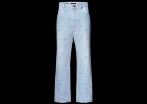 Louis Vuitton by Tyler, the Creator Monogram Denim Pants Washed Indigo
