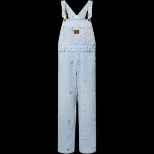 Louis Vuitton by Tyler, the Creator Monogram Denim Dungarees Washed Indigo