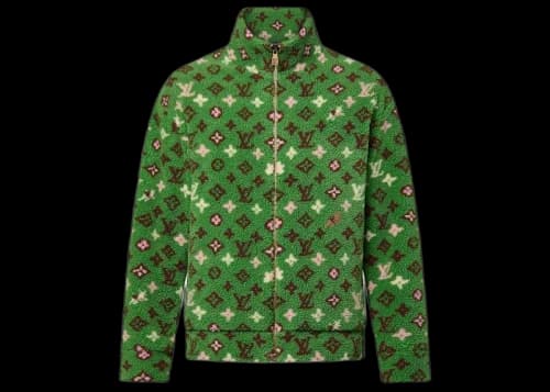 Louis Vuitton by Tyler, the Creator Monogram Fleece Blouson Green