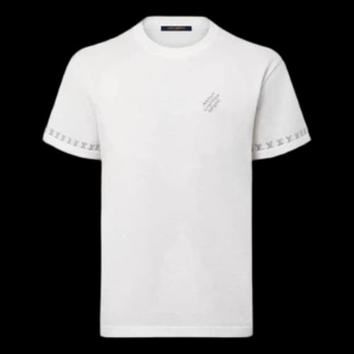 LOUIS VUITTON Cotton Crewneck T-shirt 'White'