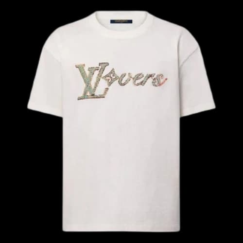 LOUIS VUITTON Embroidered T-shirt 'White'