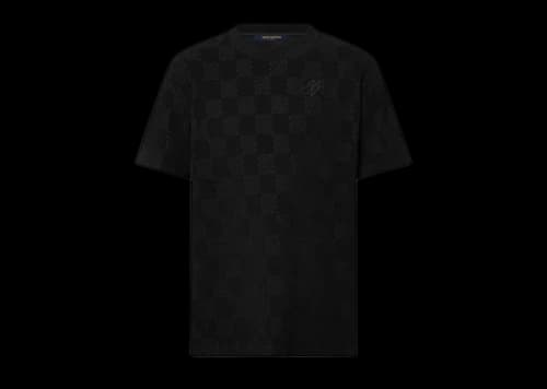Louis Vuitton Damier French Terry Cotton T-shirt Meteorite