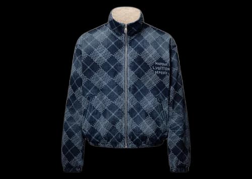 Louis Vuitton Denim Fleece Blouson Indigo