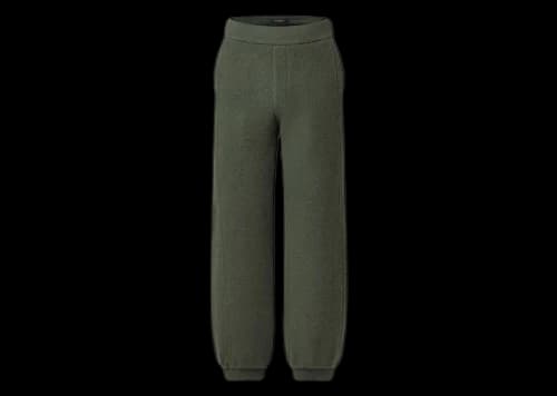Louis Vuitton Quilted Textured Wool Pants Kalamata