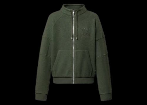 Louis Vuitton Quilted Textured Wool Blouson Kalamata