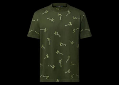 Louis Vuitton Jacquard Cotton T-shirt Kalamata