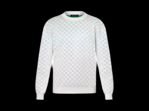Louis Vuitton Damier Gradient Jacquard Pullover Multicolor