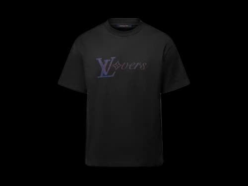 Louis Vuitton Iridescent LV Vers T-shirt Black