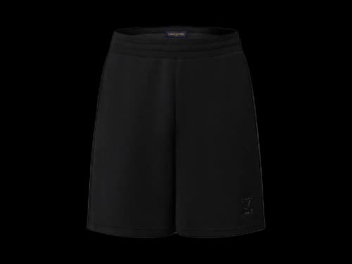 Louis Vuitton LV Embellished Jersey Shorts Black