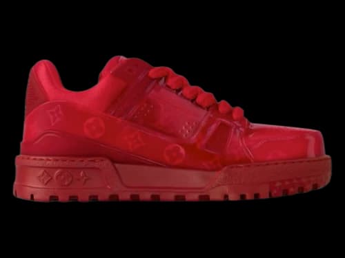 Louis Vuitton LV Trainer Maxi Red Monogram