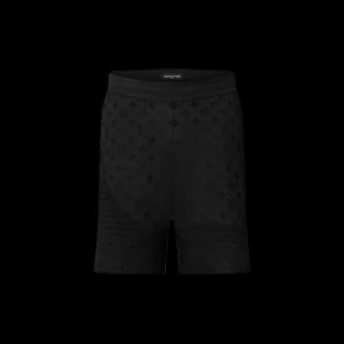 Louis Vuitton Graphic Jacquard Knitted Shorts Black