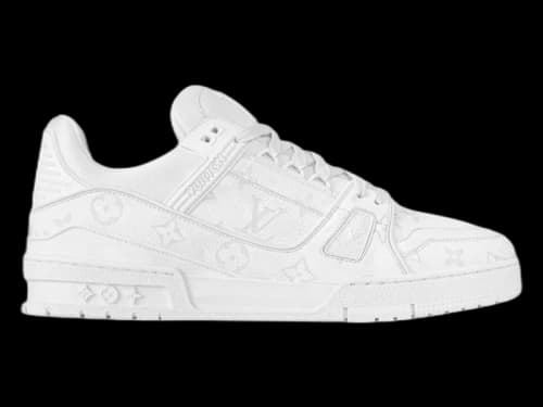 Louis Vuitton LV Trainer White Monochrome