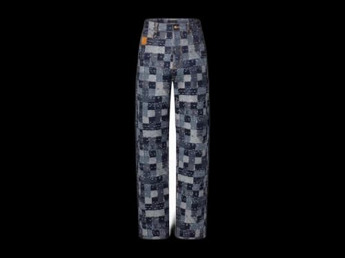Louis Vuitton x Nigo Damier Denim Skate Pants Indigo